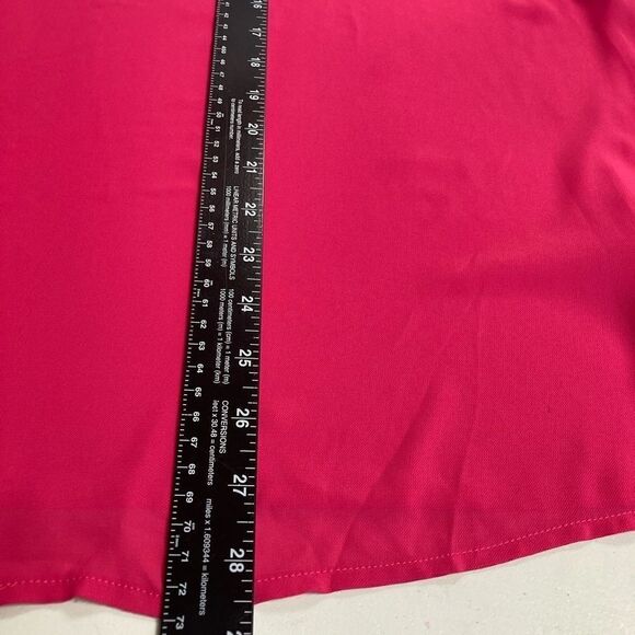 ELOQUII Sheer Tunic Top Pink Size 28Machine Wash 100% Polyester New without tags - Picture 5 of 12